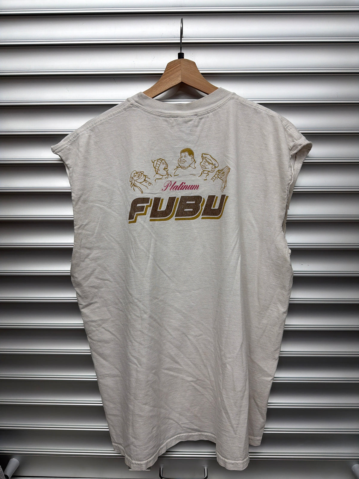 Vintage Platinum Fubu Tee - XL**