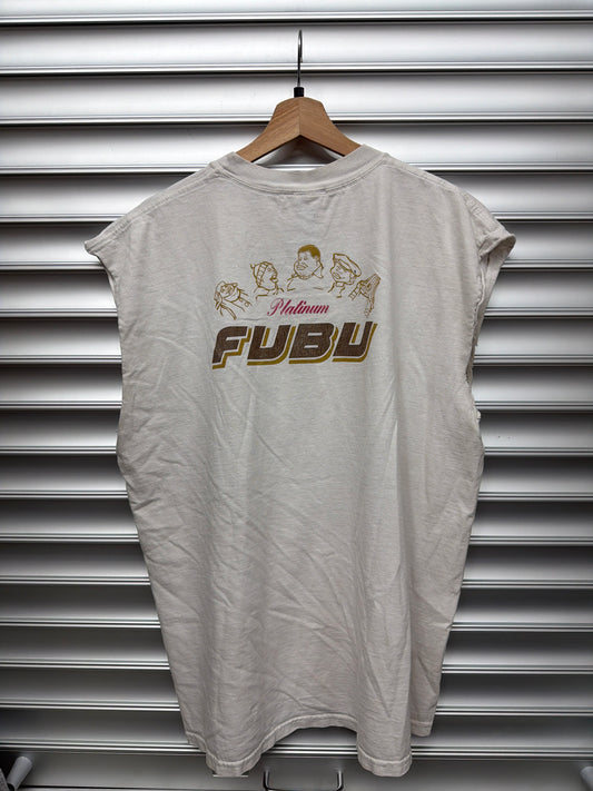 Vintage Platinum Fubu Tee - XL**