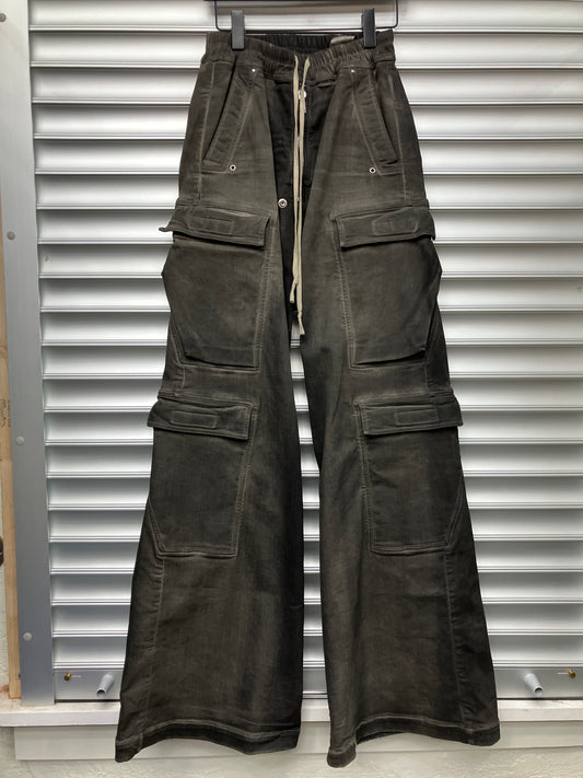 Rick Owens Grey Bela Cargo Pant - 46