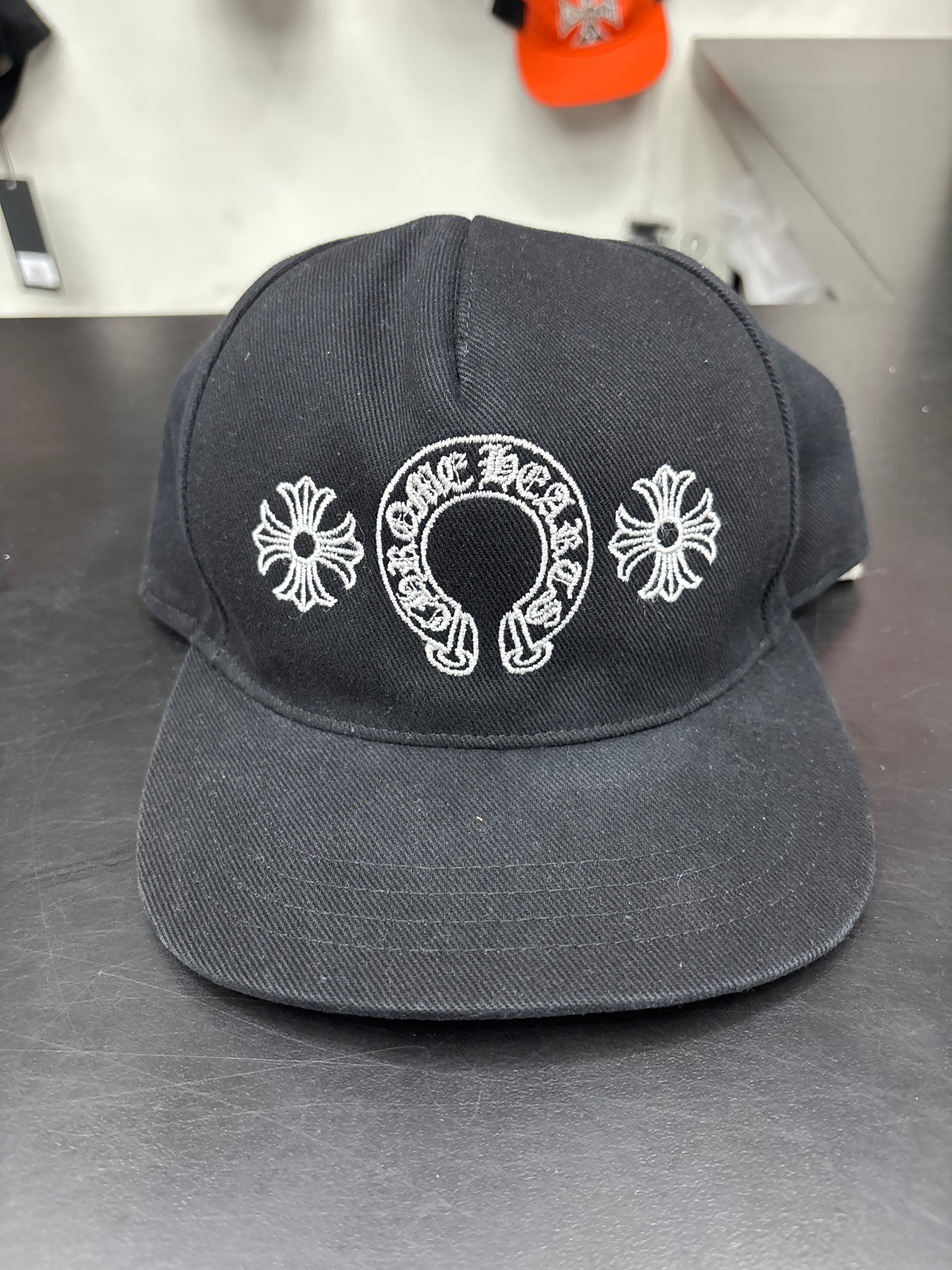 Chrome Heart Denim Horseshoe Hat