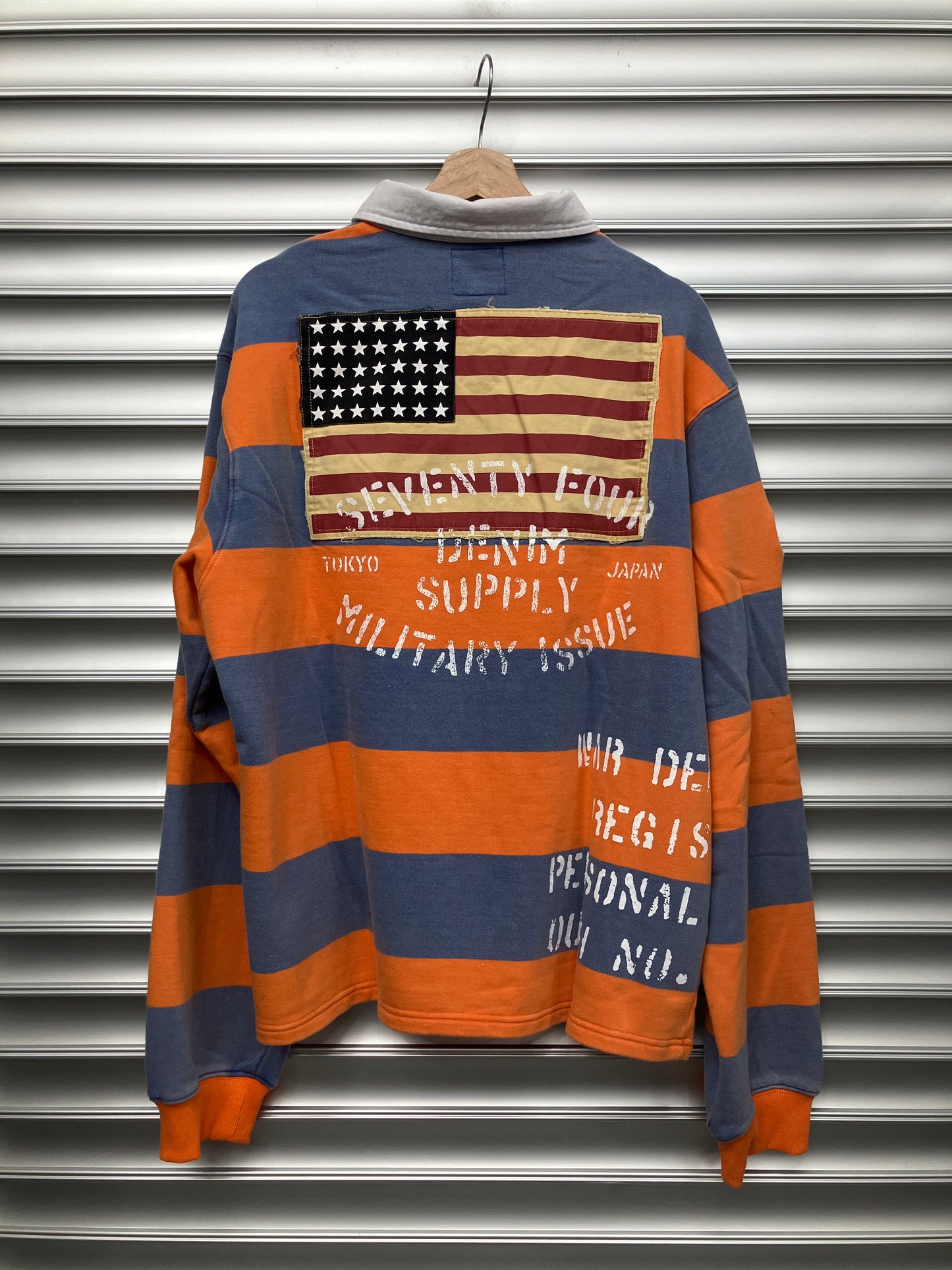 Orange 74 Rugby Shirt - L