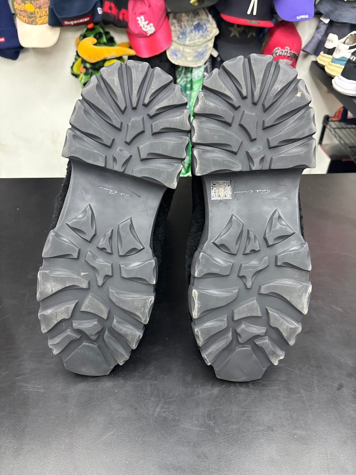 Rick Owen Shearling Boot Black (U) - 45(12) (NB)