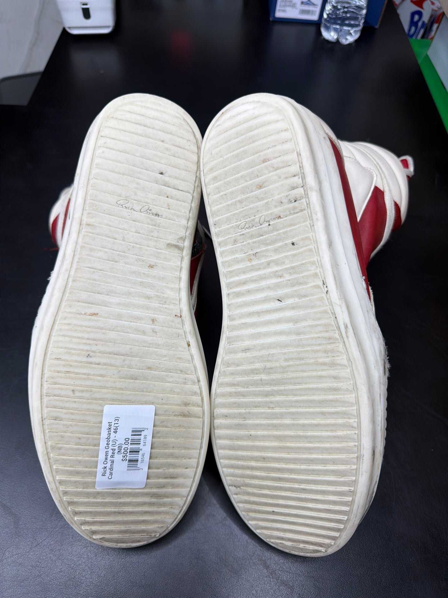 Rick Owen Geobasket Cardinal Red (U) - 46(13) (NB)