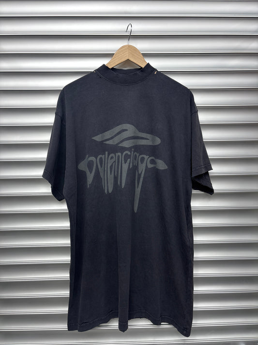 Balenciaga Melting Logo Tee - 1