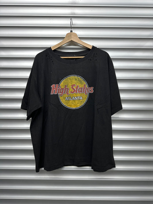 High Stakes ATL Black Tee - XL
