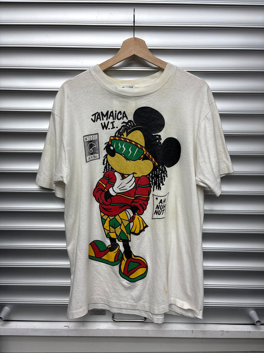 Vintage Jamaica Mickey Mouse Tee - L**