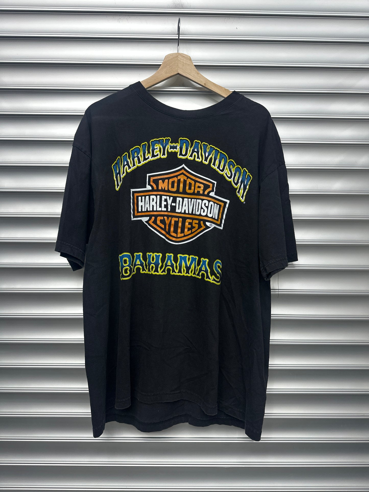 Vintage Neon Harley Tee - XL