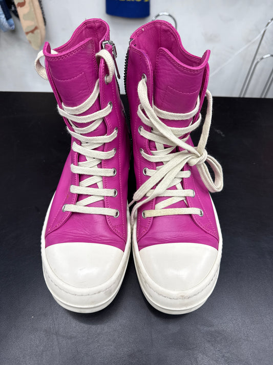 Rick Owen High Top Pink (U) - 38 (NB)
