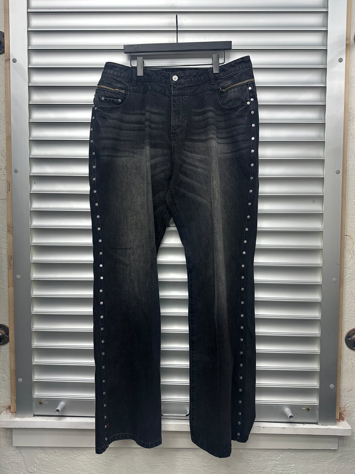 AFB Stud Zipper Denim - XL