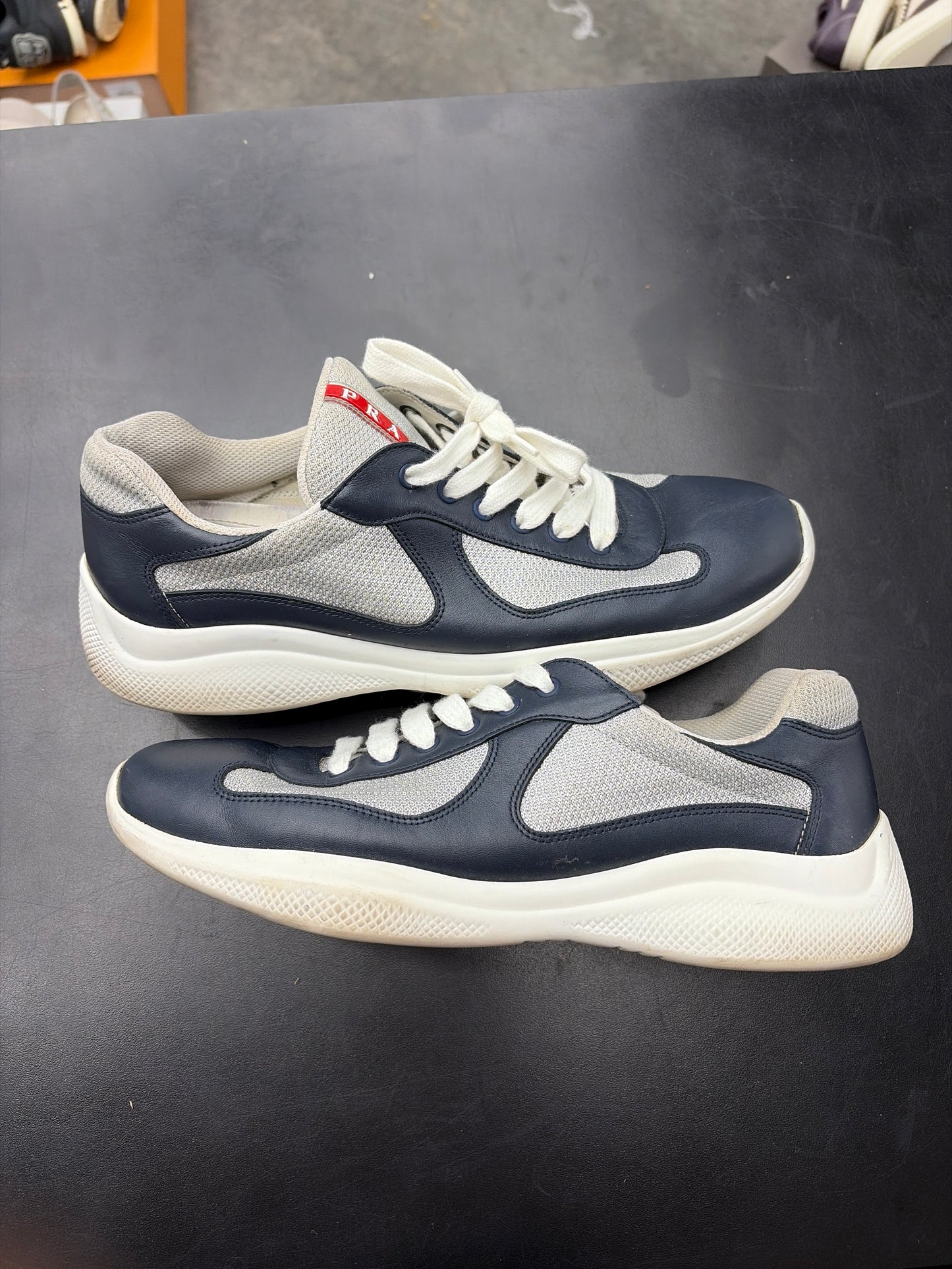 Prada American Cup Navy Leather (U) - 11M (NB)