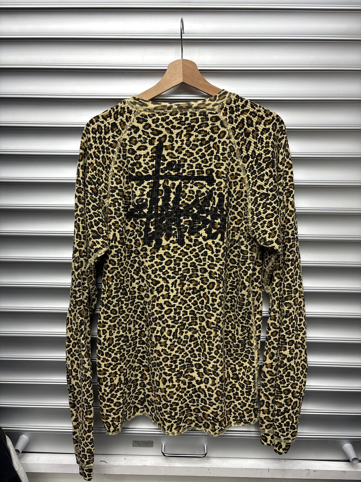 Stussy Leopard Thermal - L**