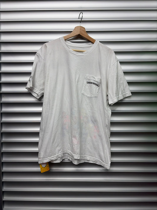 Chrome Hearts Multi Color Cross White Tee - XL