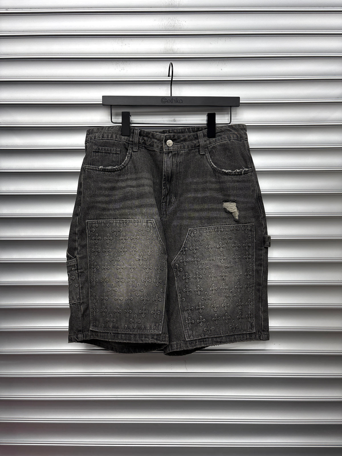 Plus One Double Knee Shorts - 34**