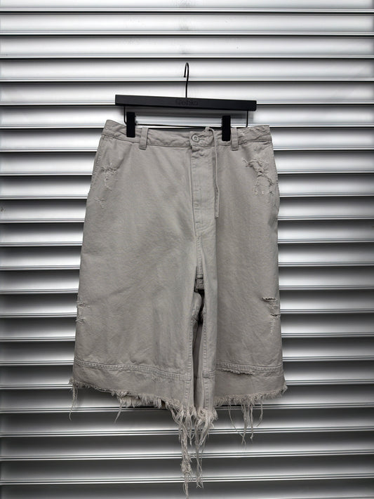 Balenciaga Distressed Shorts - XS