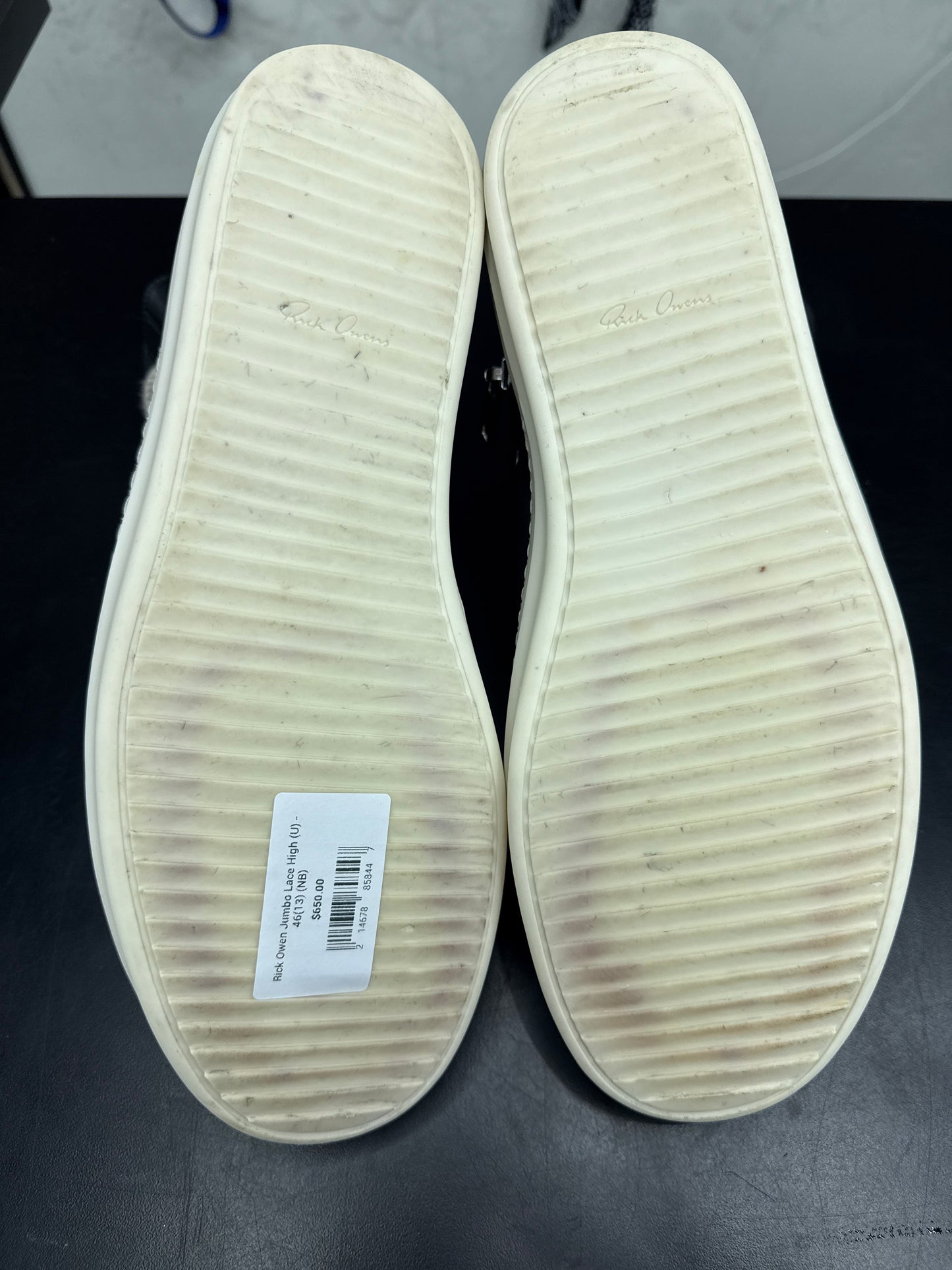 Rick Owen Jumbo Lace High (U) - 46(13) (NB)