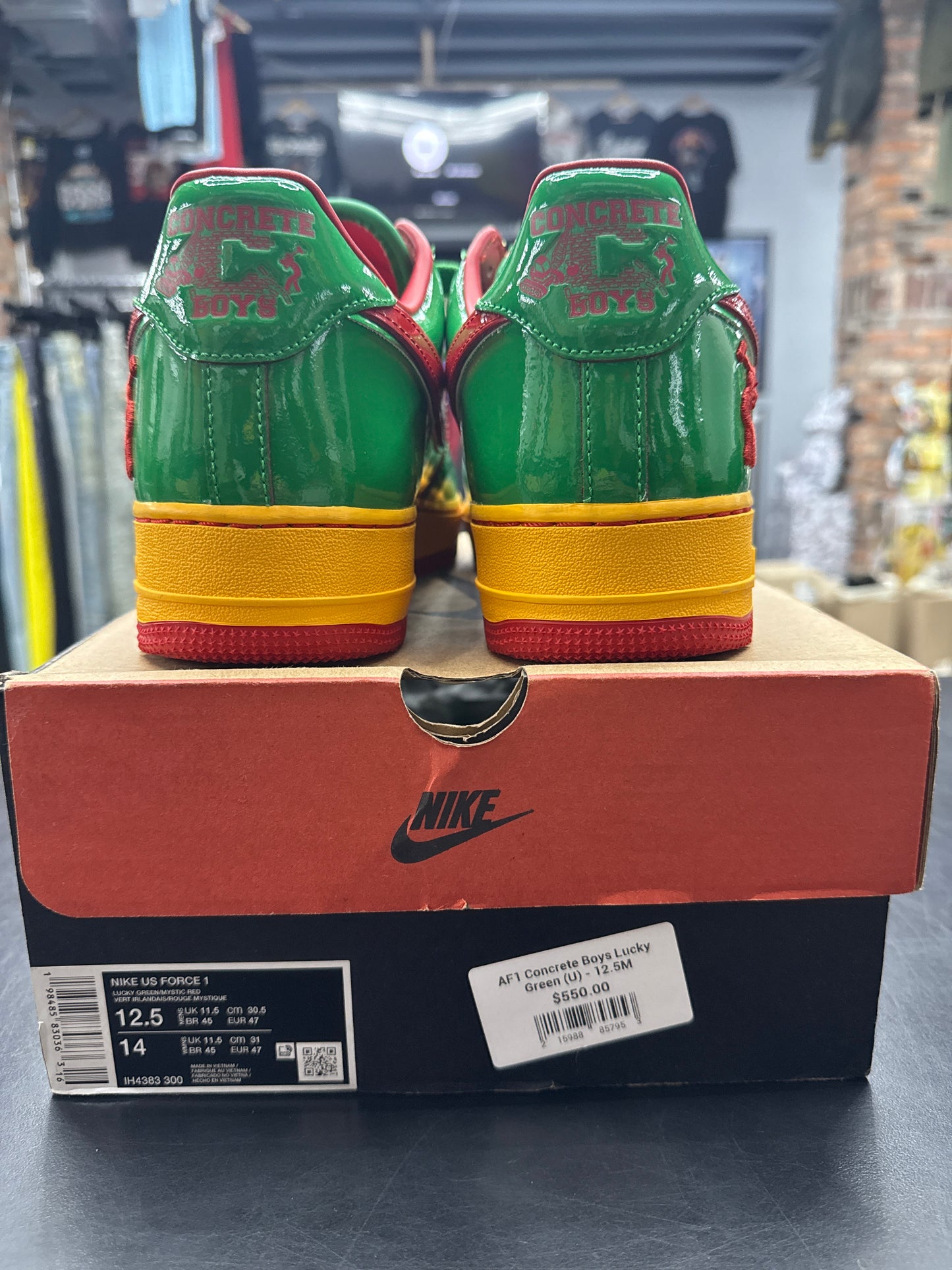 AF1 Concrete Boys Lucky Green (U) - 12.5M