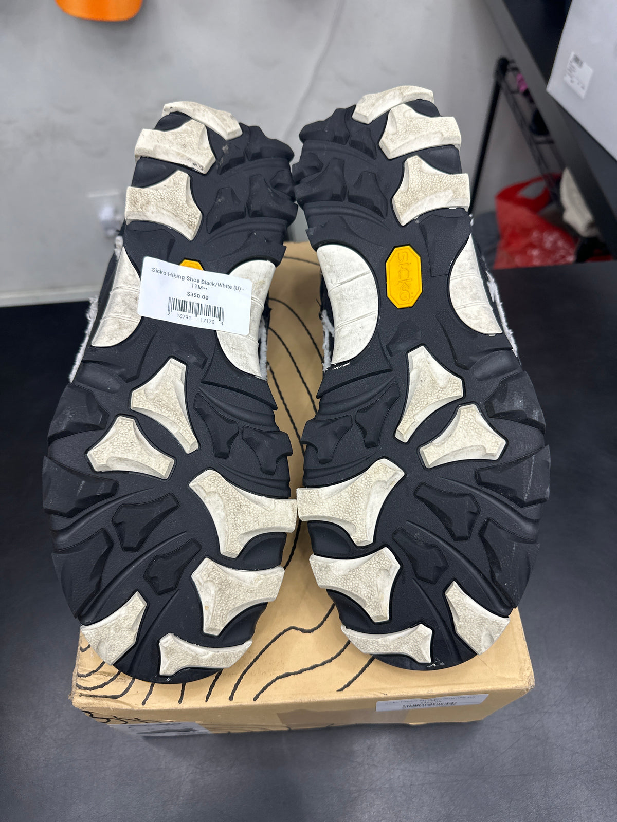 Sicko Hiking Shoe Black/White (U) - 11M**
