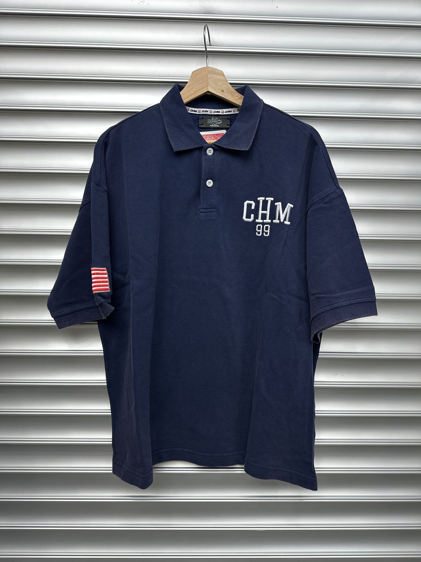HMDD Navy Polo - L