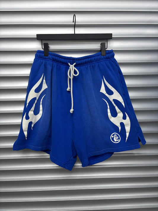 Hellstar Blue Flame Shorts - XL