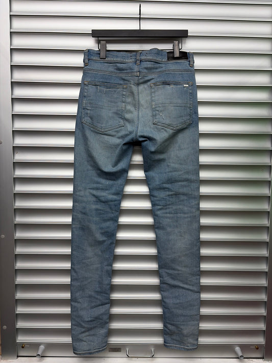 Amiri MX-1 White Patch Denim - 33