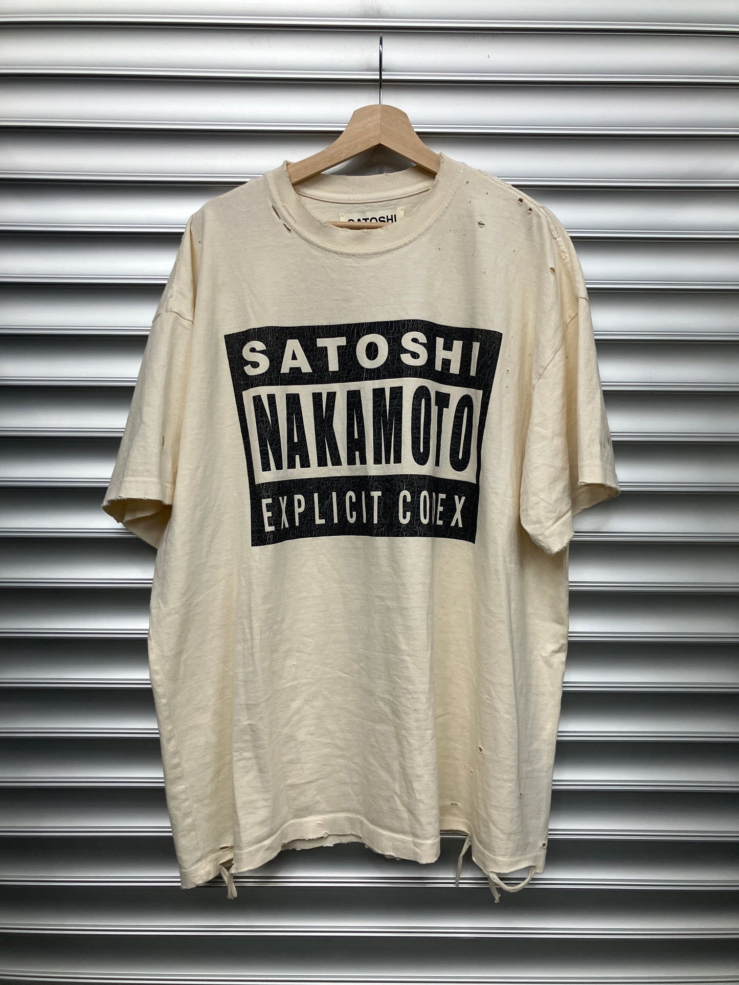 Satoshi Nakamoto Expilicit Codex Tee - XXL