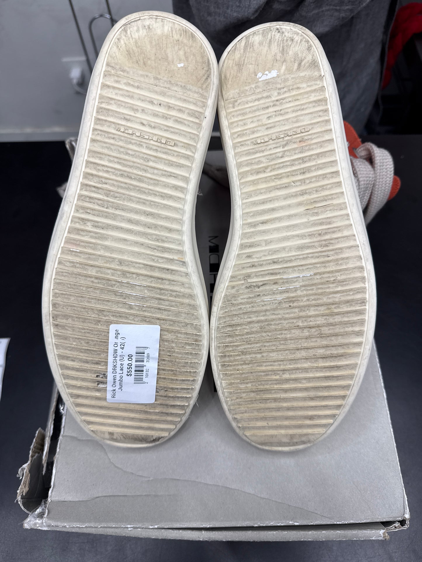 Rick Owen DRKSHDW Orange Jumbo Lace (U) - 42(9)