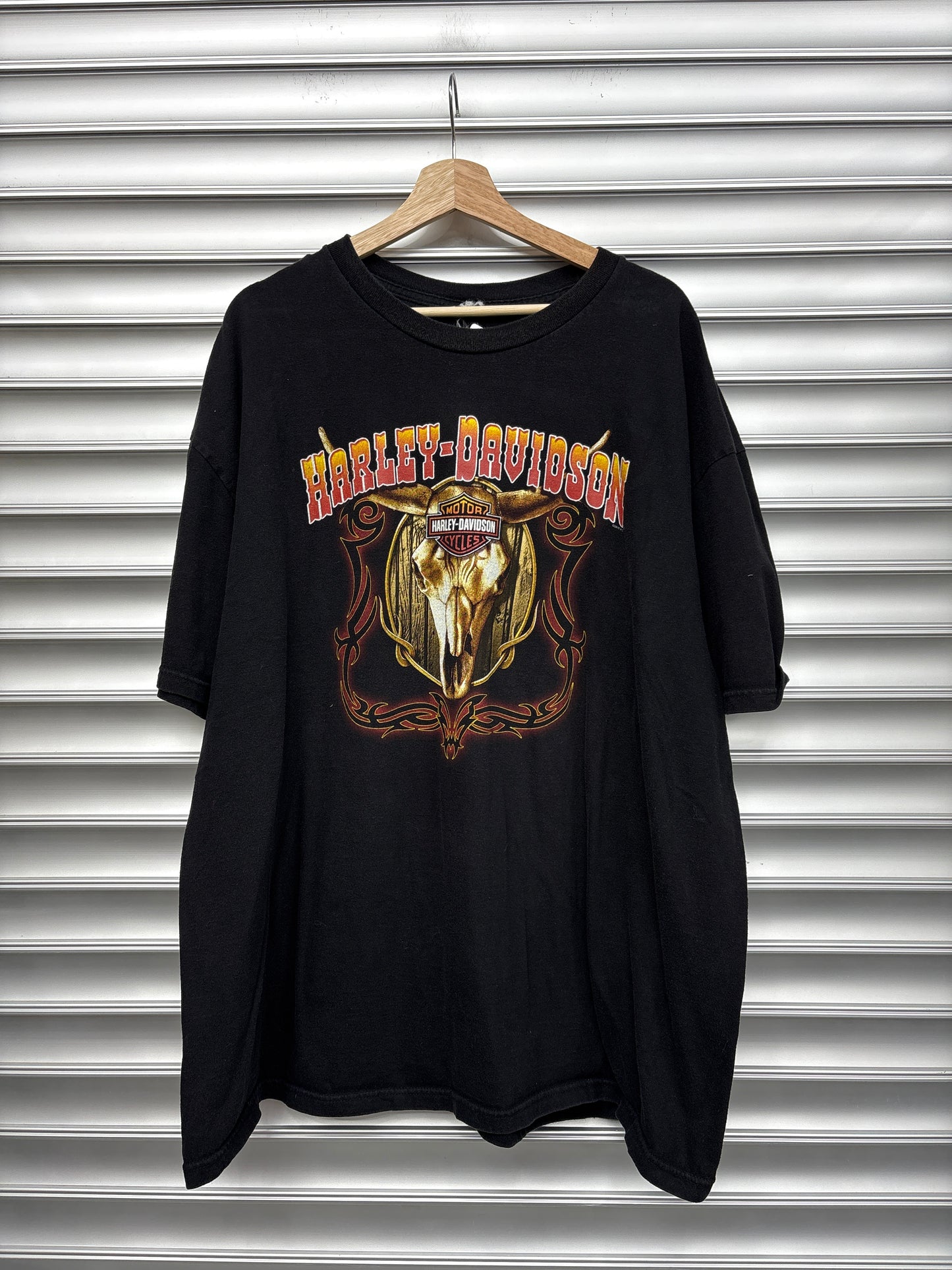 Vintage Harley Skull Tee - XXL**
