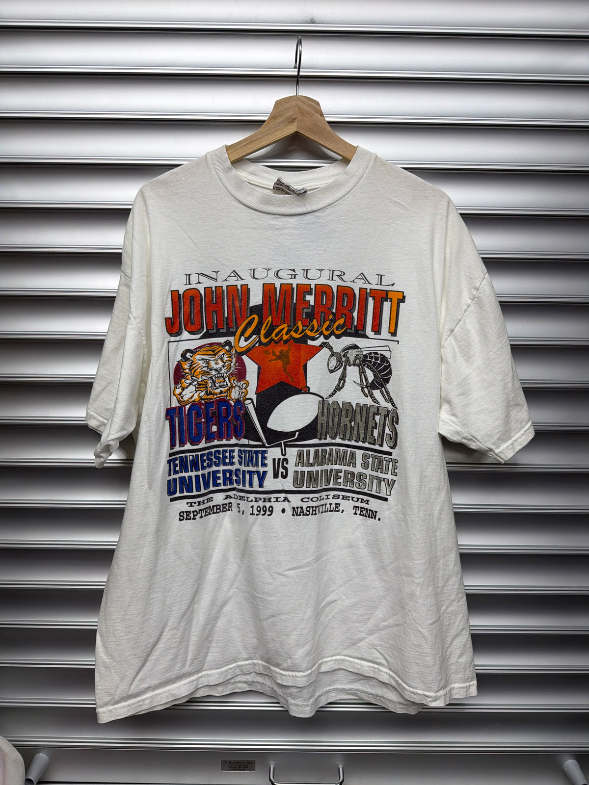 Vintage HBCU Football Tee - XL**