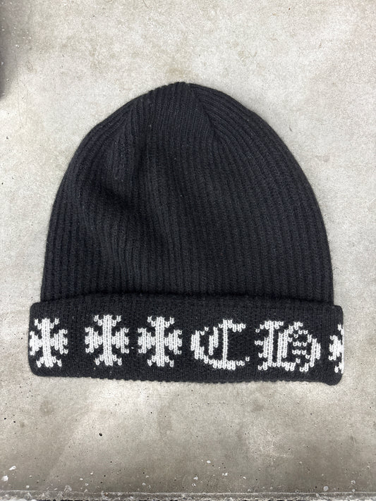 Chrome Hearts Knit Black Beanie**