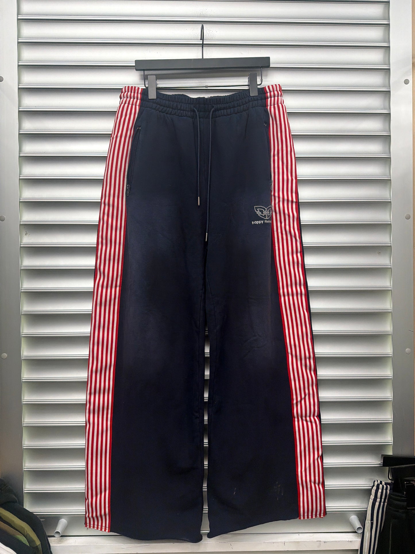 HMDD Navy Red Stripe Sweatpants - XL