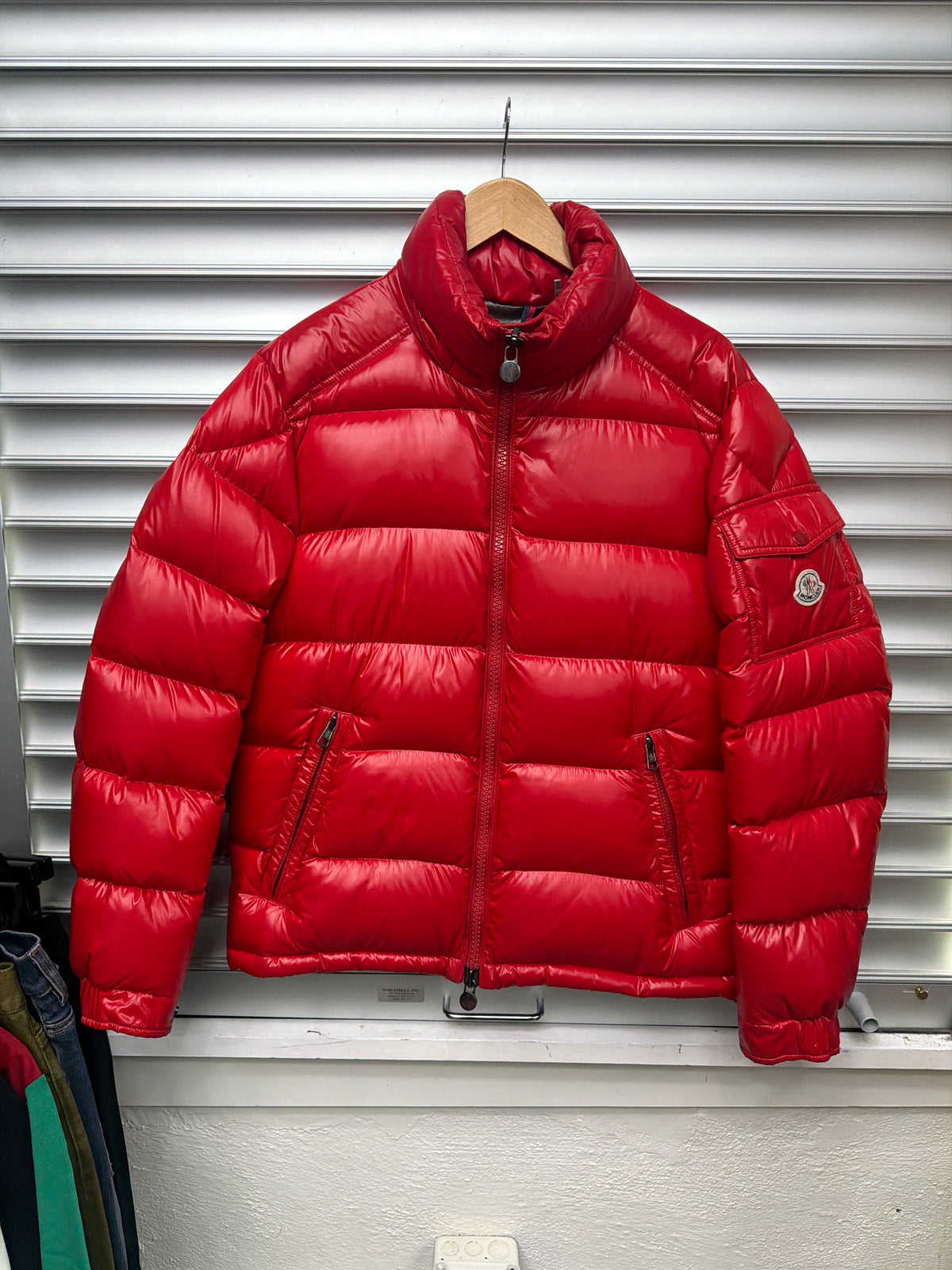 Moncler Red Puffer Coat - 4**
