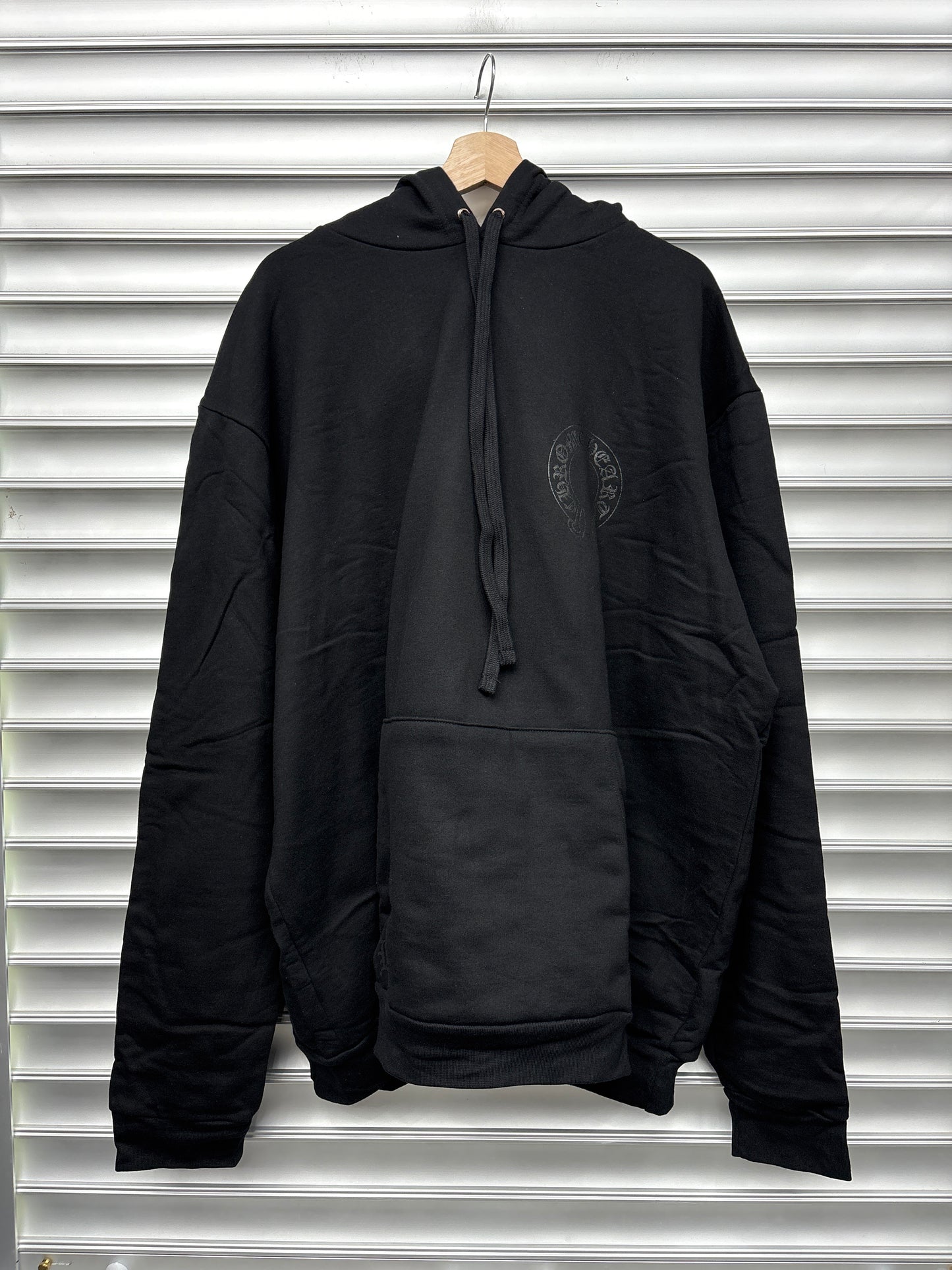 Chrome Hearts Black Floral Hoodie - XXL