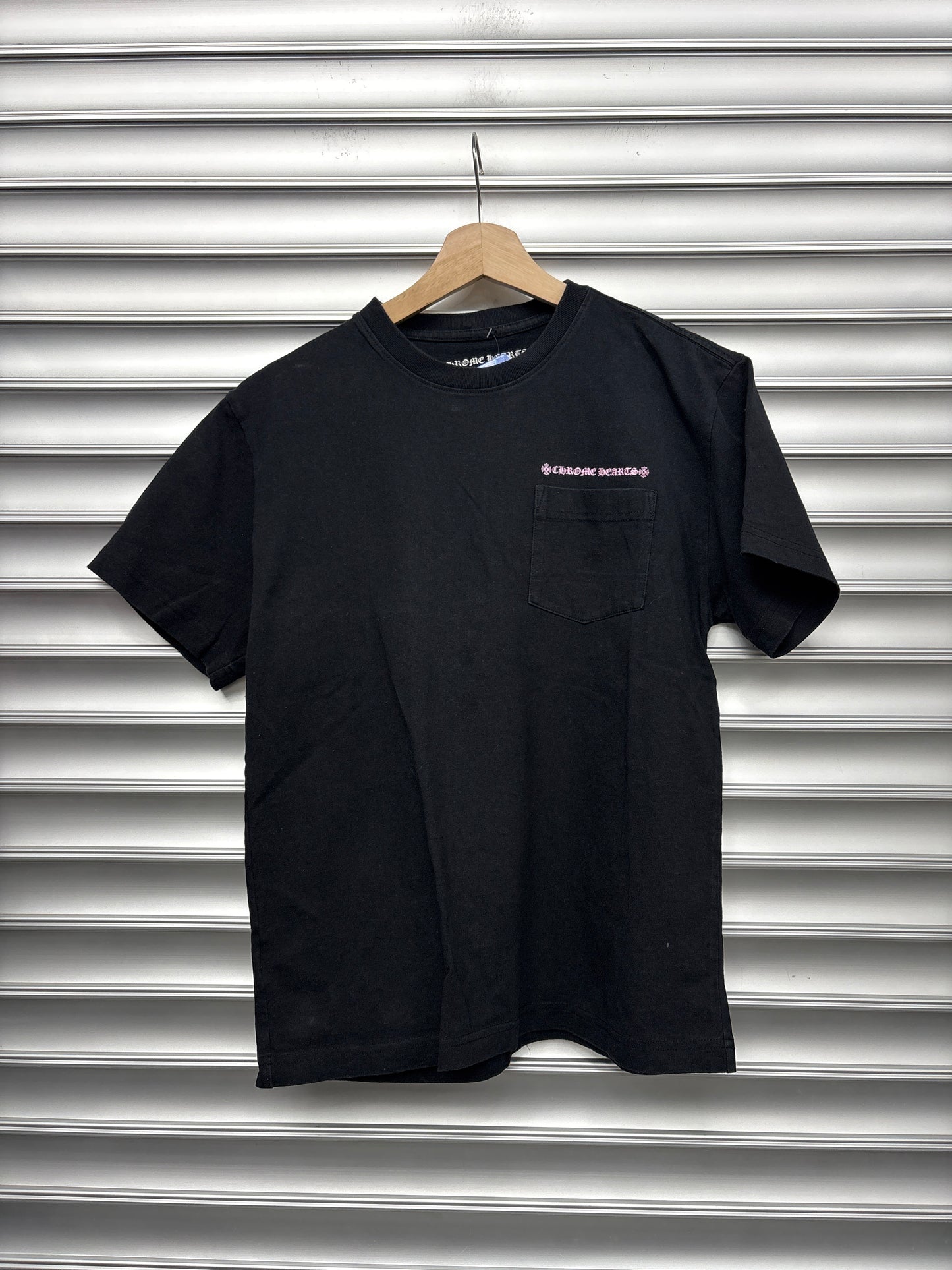 Chrome Hearts Pink Script Pocket Tee - M**