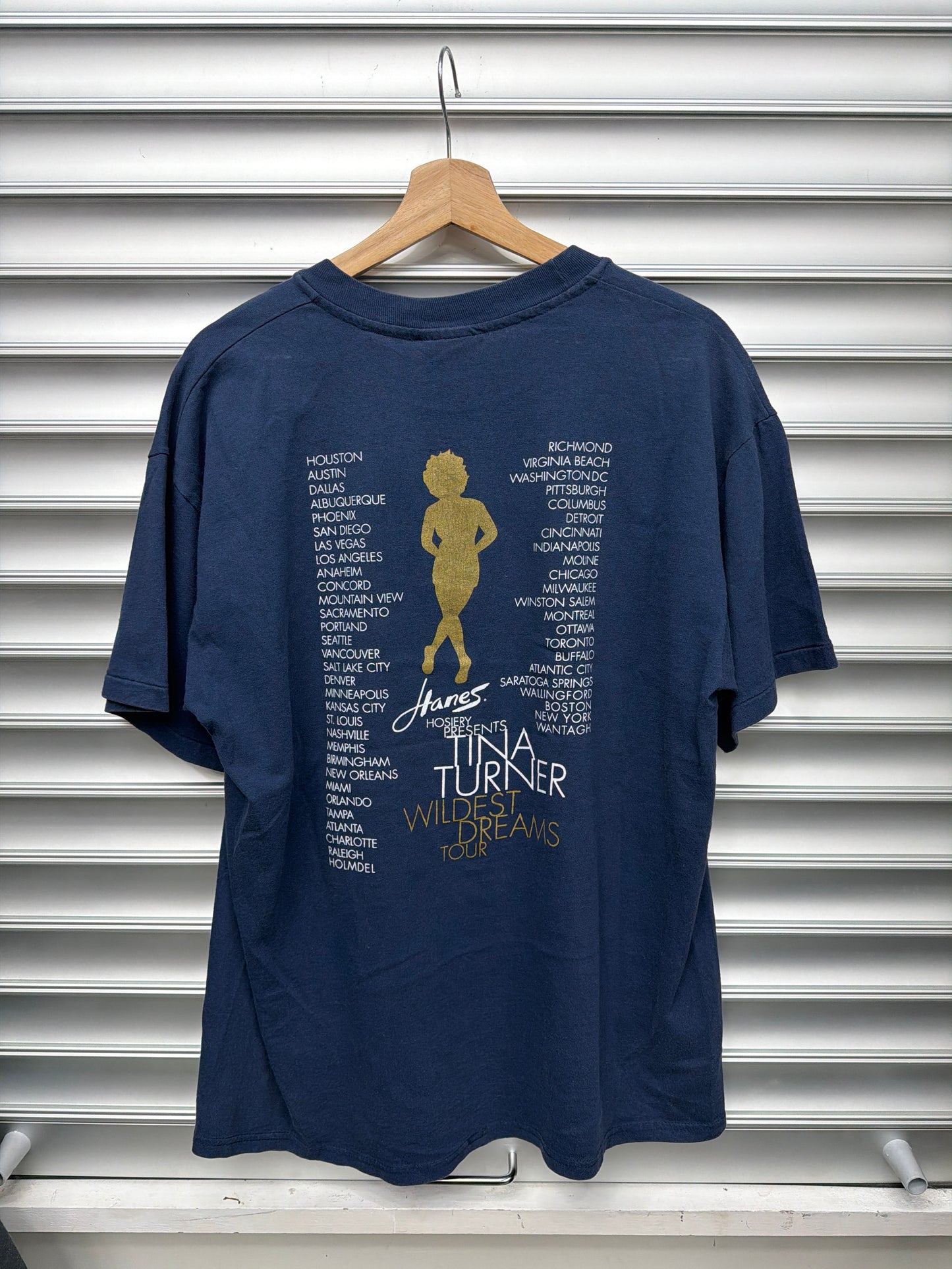 Vintage Tina Turner Wildest Dreams Tour Tee - L**