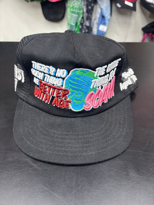 Better With Age Black Scam Hat