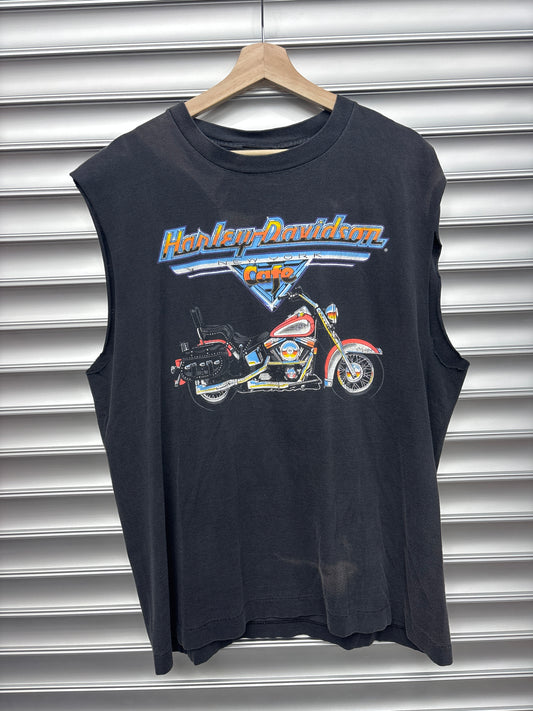 Harley Motorcyle Cutoff Tee - XL