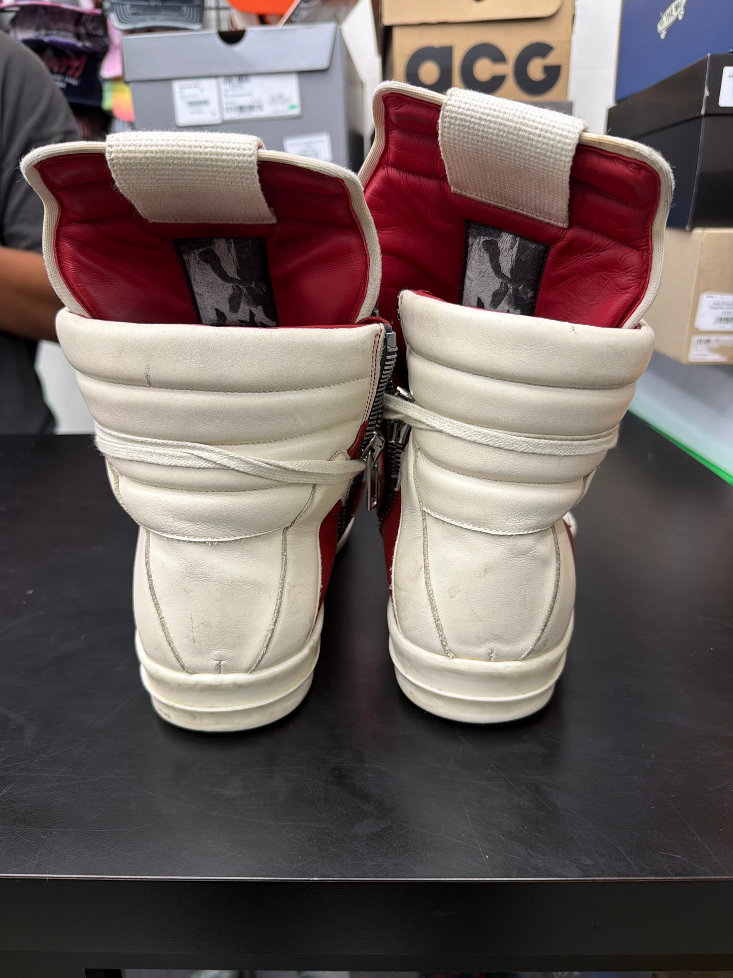 Rick Owen Geobasket Cardinal Red (U) - 46(13) (NB)
