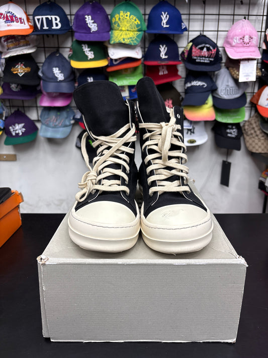Rick Owen DRKSHDW High Top Black (U) - 43(10)