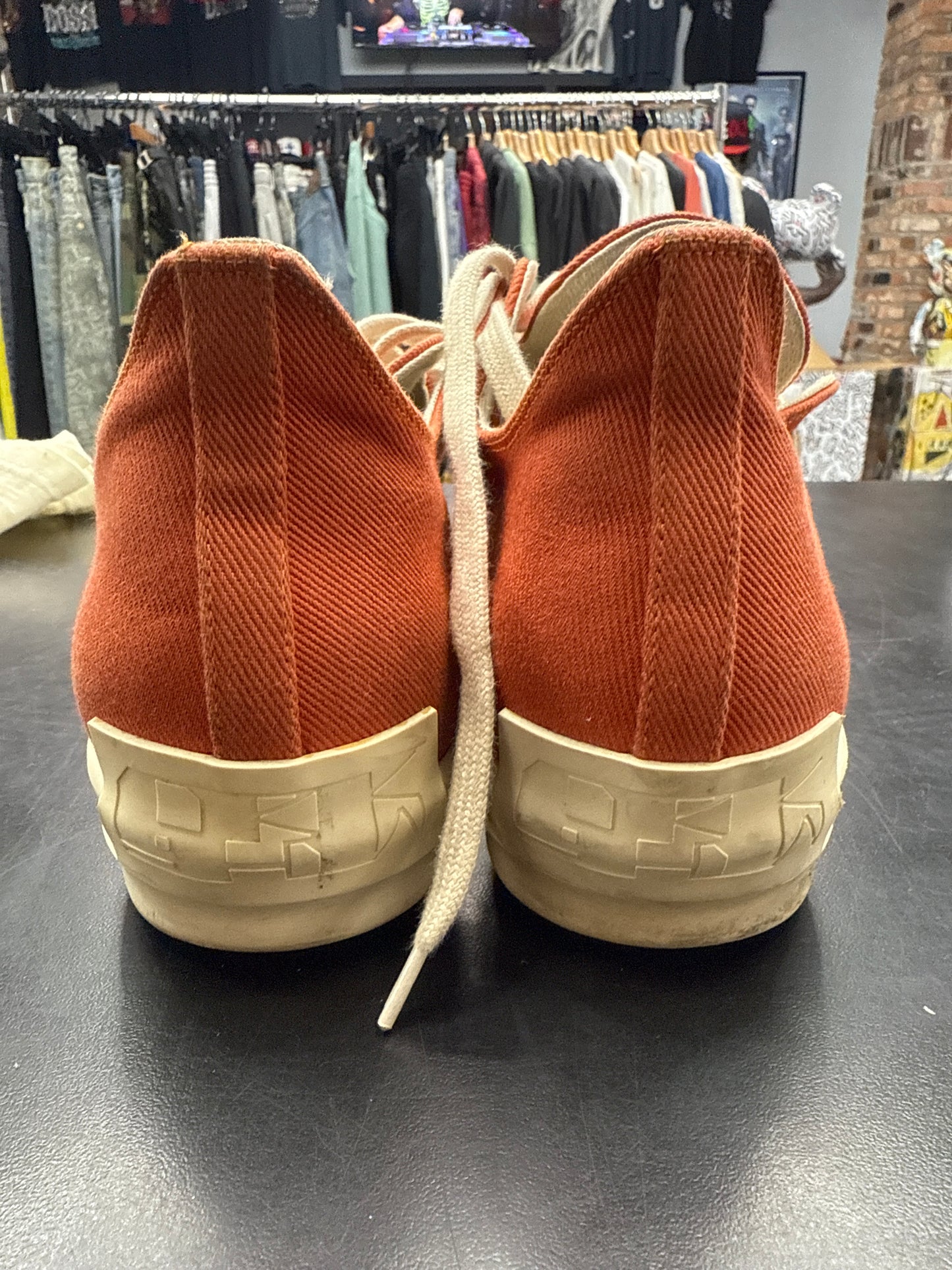 Rick Owen DRKSHDW Ramone Orange (U) - 40.5 (NB)
