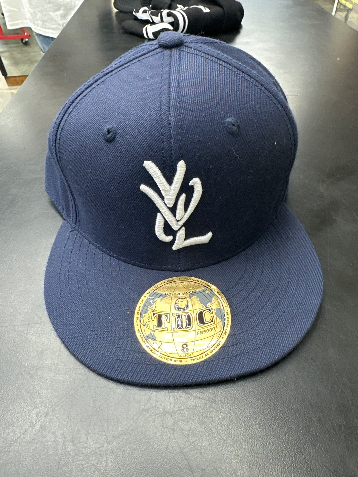 YVL Navy Fitted Cap - 8**