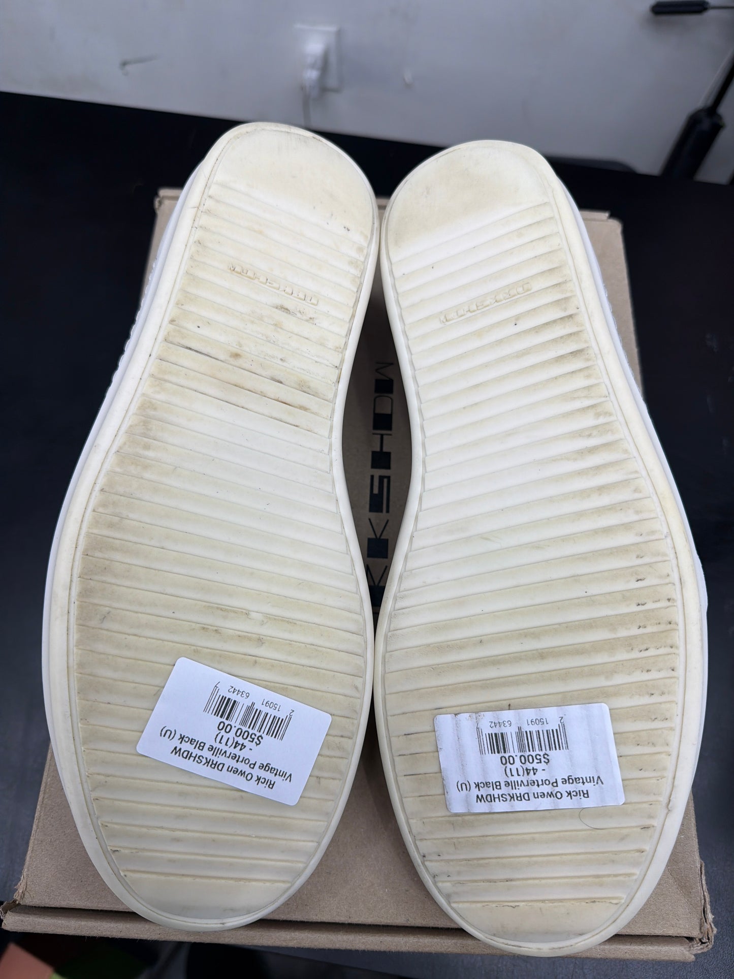 Rick Owen DRKSHDW Vintage Porterville Black (U) - 44(11)