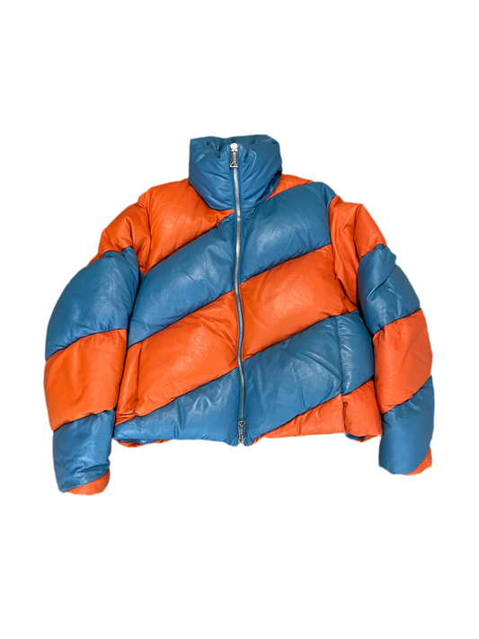 Bottega Diagonal Puffer Jacket