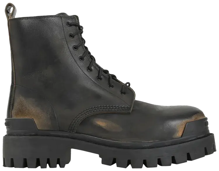 Balenciaga Rust Brown Strike Boot - 42(9)