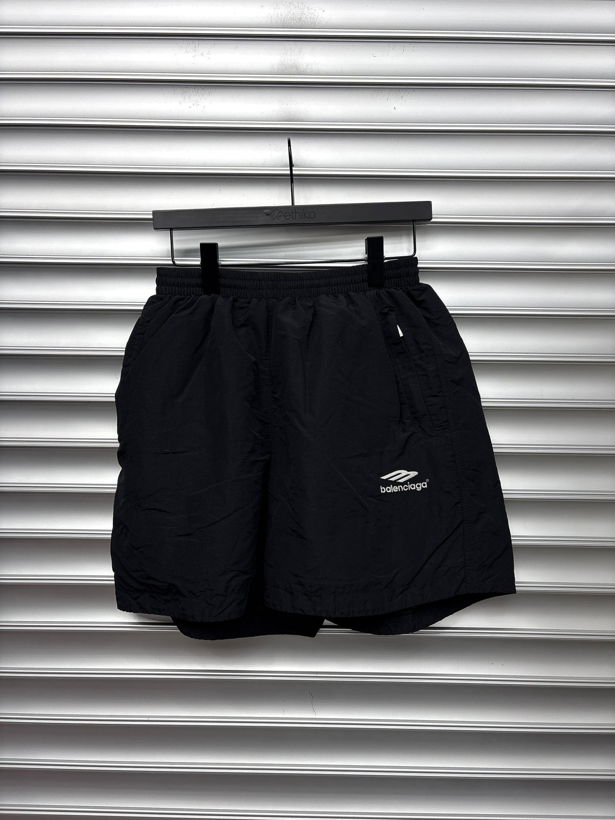 Balenciaga Sporty B Logo Shorts - S**