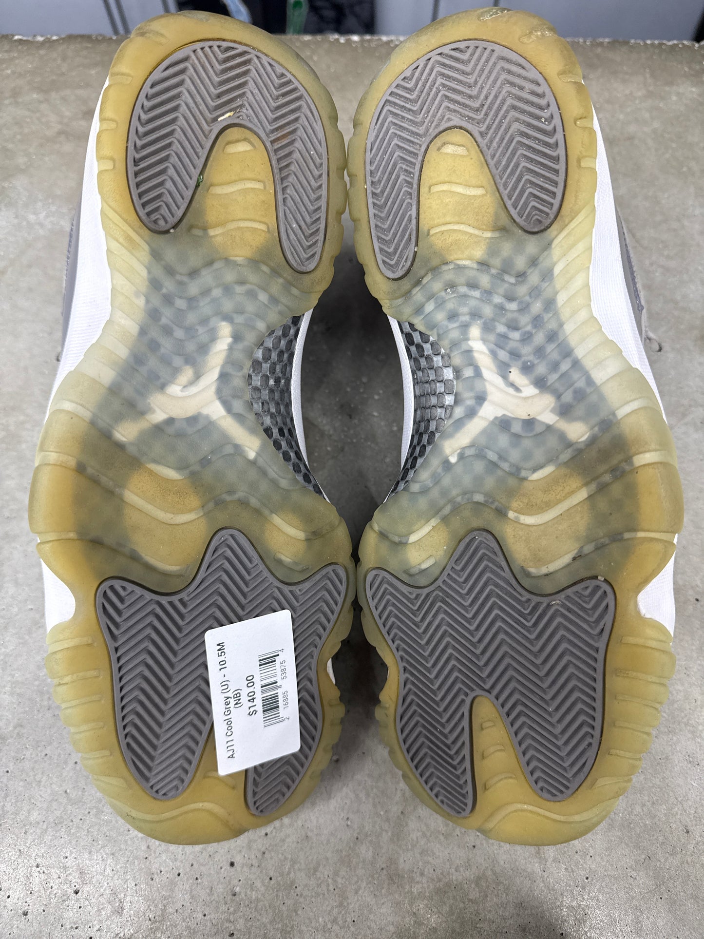 AJ11 Cool Grey (U) - 10.5M (NB)