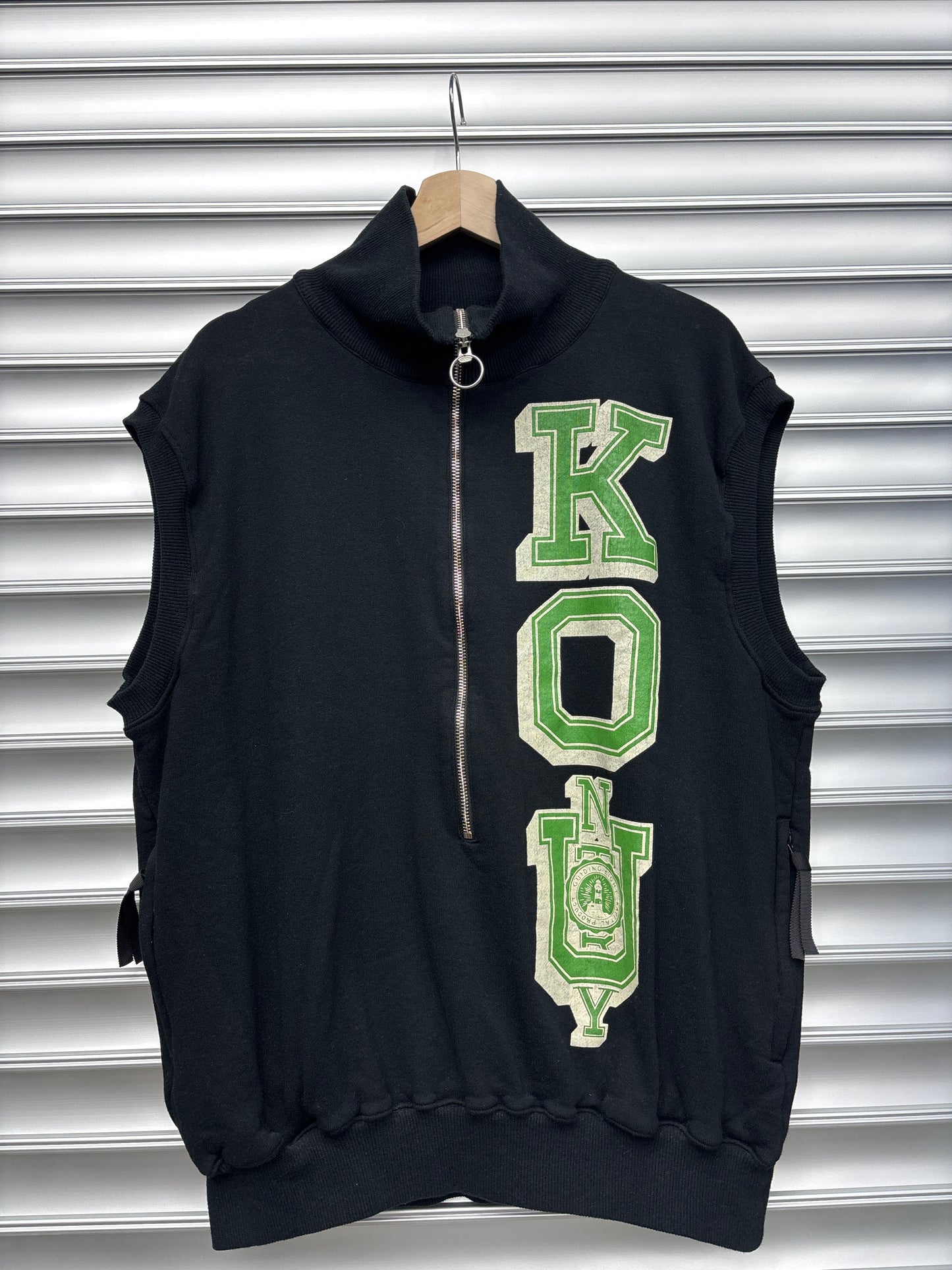 Kapital Black Kountry Zip Up Vest - 3