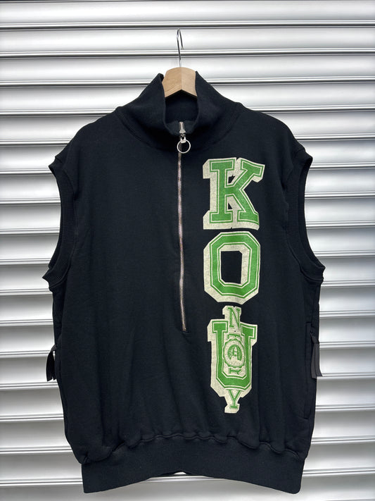 Kapital Black Kountry Zip Up Vest - 3