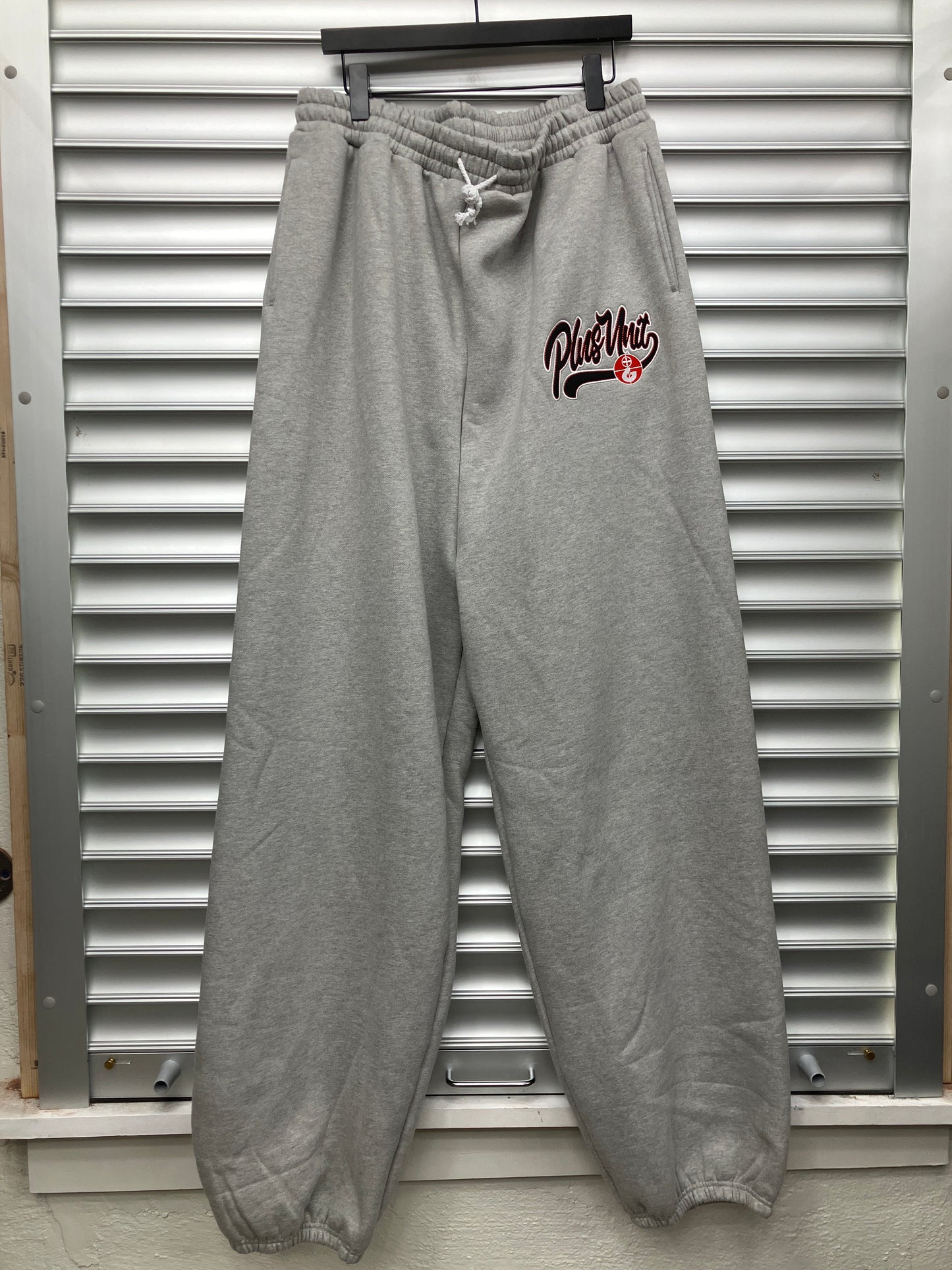 Plus One Greedy Unit Grey Sweatpants - XXL