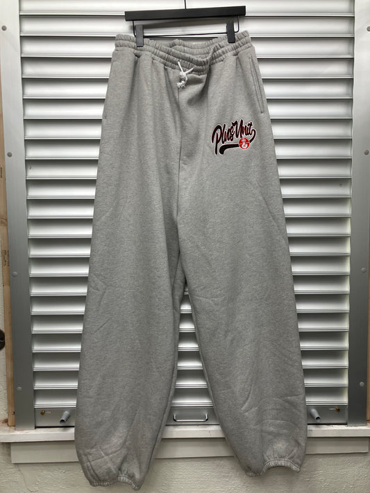 Plus One Greedy Unit Grey Sweatpants - XXL