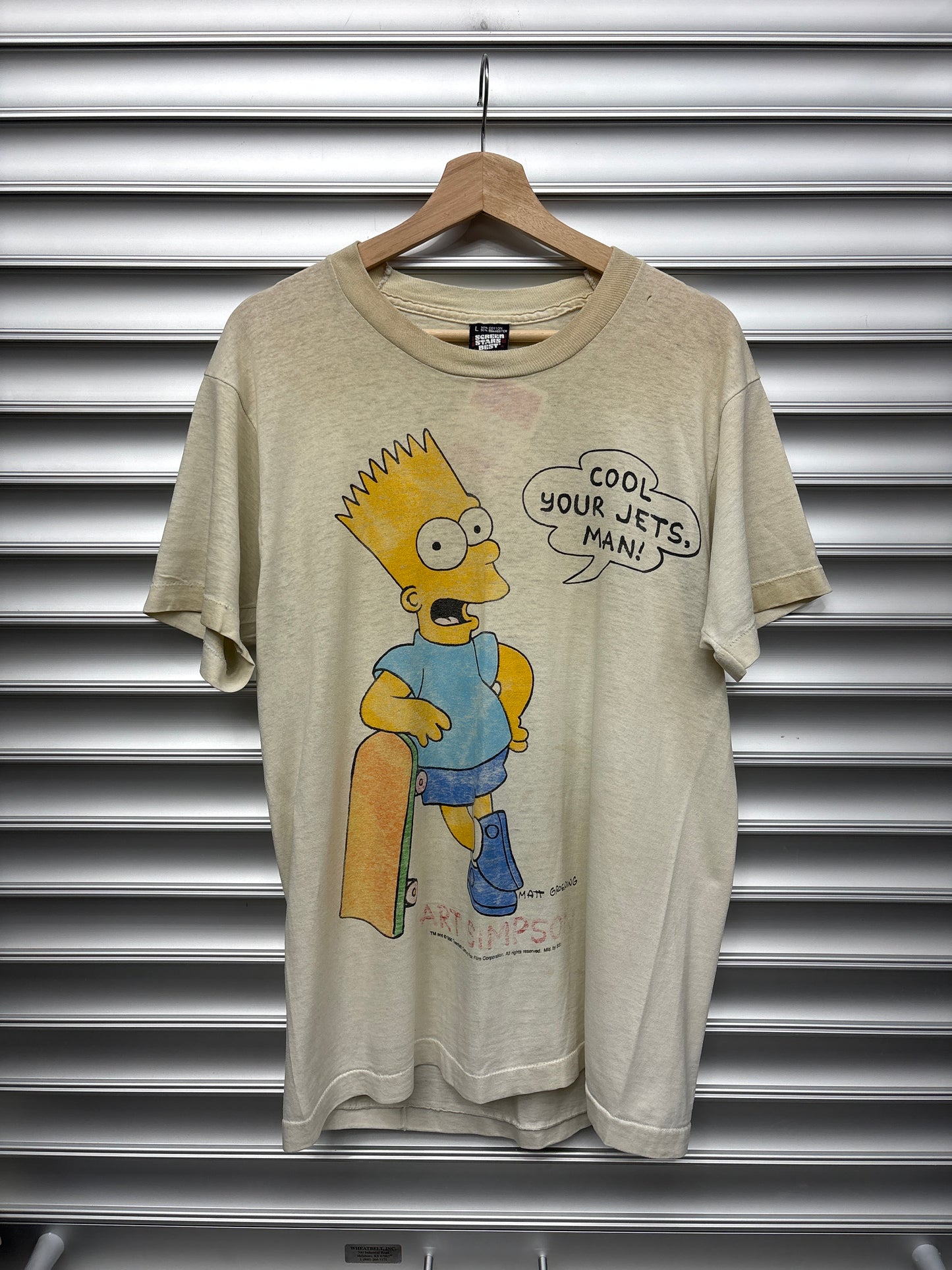 Vintage Bart Simpson Tee - L